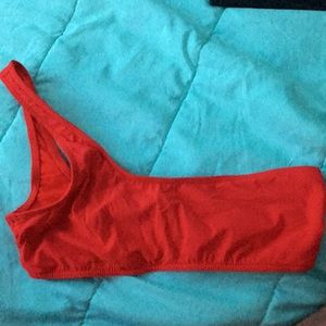 One strap bathing suit top